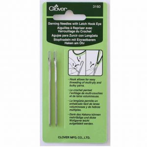 Darning Needles with Latch Hook Eye J3160