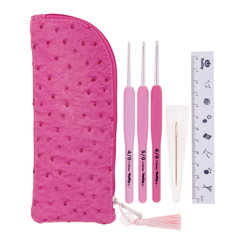 TULIP ETIMO Rose Cushion Grip Crochet Hooks Set - 3 Sizes
