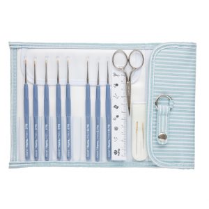 TULIP ETIMO Steel Crochet Hooks Set (Royal Silver)