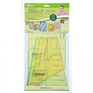 Trace 'n Create Quilt Templates - Grandmother's One Patch Collection J9525