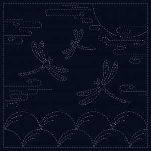 Sashiko Cloth SC0018-11 Autumn Sky