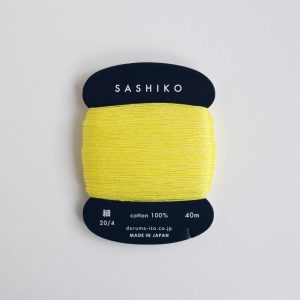 Sashiko Thread (Thin) Lemon 40m