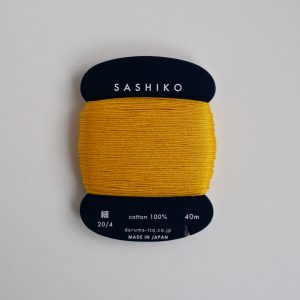 Sashiko Thread (Thin) Sunflower 40m