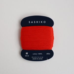 Sashiko Thread (Thin) Fire 40m