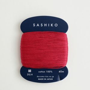 Sashiko Thread (Thin) Carmine 40m