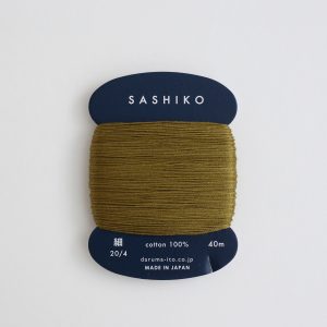 Sashiko Thread (Thin) Ochre 40m