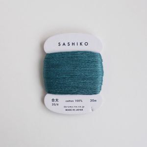 Sashiko Thread (Standard) Peacock 30m