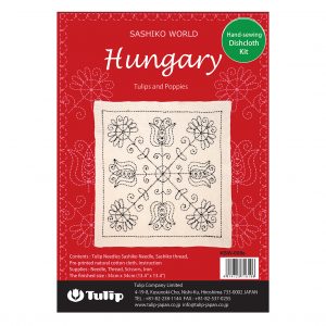 TULIP Sashiko World Hungary (Tulips and Poppies)