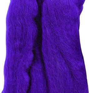 Natural Wool Roving Violet