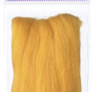 Natural Wool Roving Gold