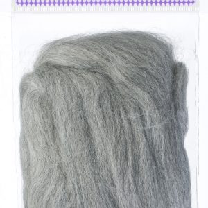 Natural Wool Roving Ash