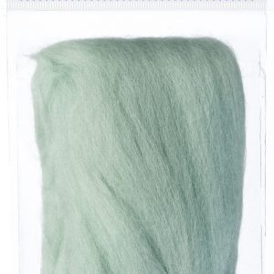 Natural Wool Roving Mint