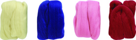 Natural Wool Roving Assortment Set "C"