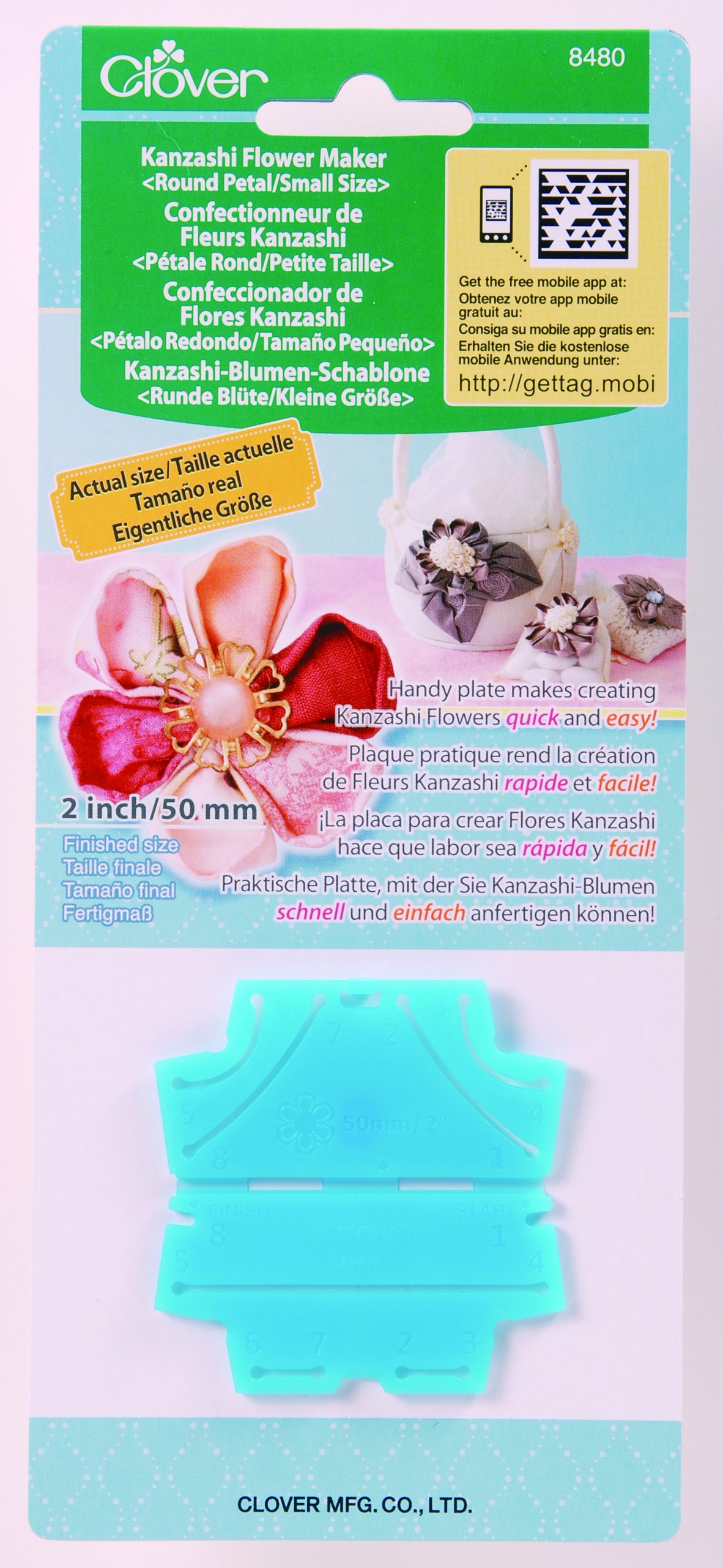 Kanzashi Flower Maker (Round Petal/large) J8480 QH Textiles