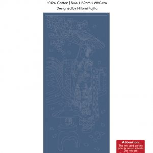 Wagara Panel HF1117-A04LB-SP "Maiko Bloom" Lapis Blue (Single Pack)