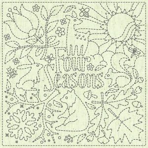 Sashiko Cloth KF2021-24 "Four Seasons"