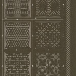 Sashiko/Hitome-Zashi Coasters CST2021-01B