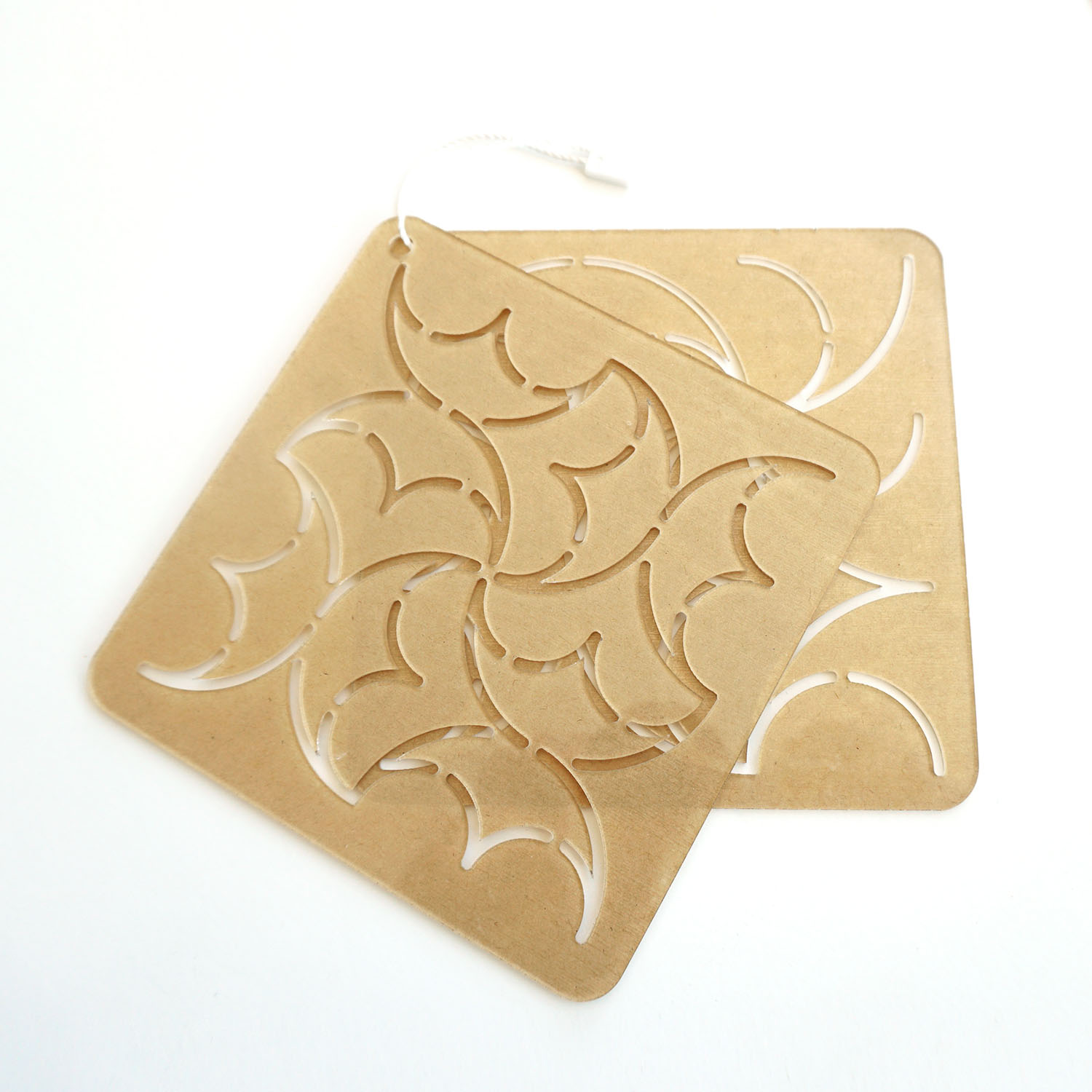 Sashiko Stencil "Han-Maru-Tsunagi" QSS2021-26 - Image 3