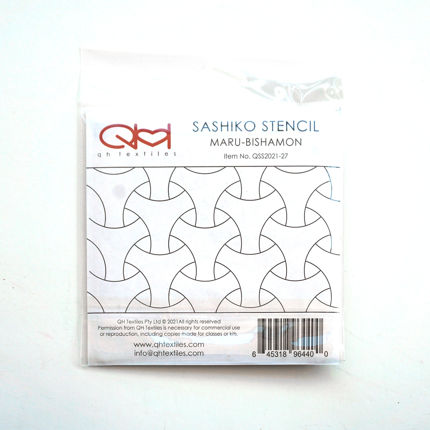 Sashiko Stencil "Maru-Bishamon" QSS2021-27