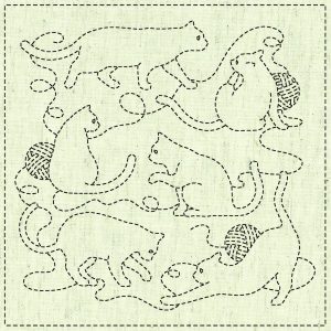 KF2022-41 Sashiko Cloth "All You Need Is..."