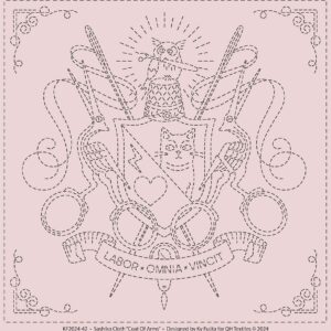 Sashiko Cloth KF2024-42 Sashiko Cloth "Coat Of Arms"