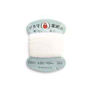 Multipurpose Cotton Thread (Extra Fine) #30  Y0115-OFF WHITE