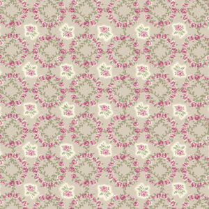 Quilt Gate - RuRu Bouquet - Rose Wreath RU2530-14